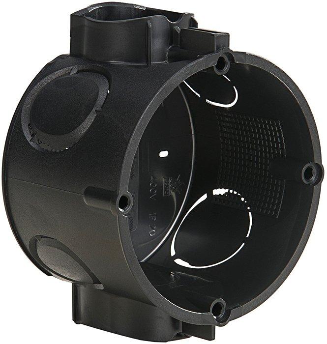 HSDS41D4II, Gerätedose mit Stutzen Ø 60 mm, 41mm mit 2 Schrauben, halogenfrei