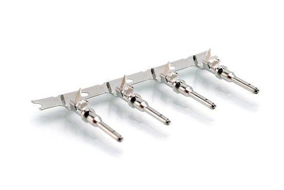 AT60-14-0122, Male Contact, Stamped Formed 14-16Awg, NickelPlate, 4000 pcs. Reel