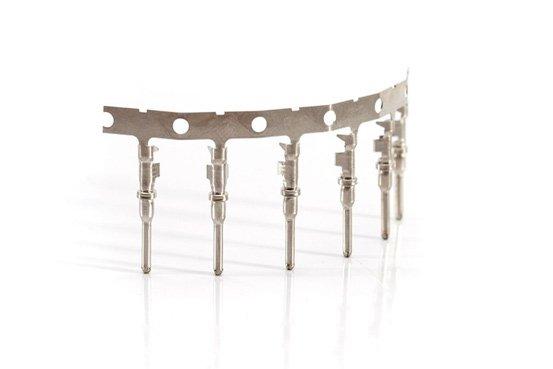 AT60-16-0122, Male Contact, Stamped Formed 16-18Awg, Nickel Plate, 4000 pcs. Reel