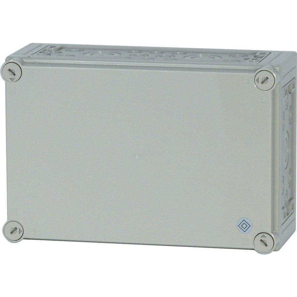 CI43E-125-RAL7035, Montageblech-Schirm, +Vorprägungen, RAL7035, HxBxT=250x375x150mm