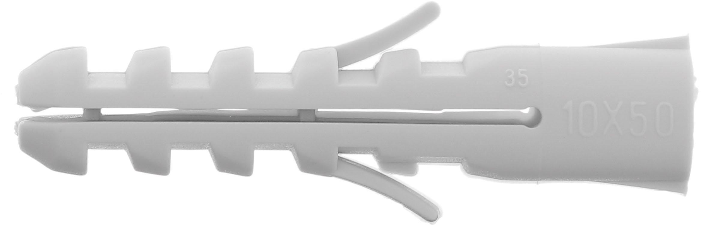 BIZ 720156, Dübel für Vollbaustoffe ALFA ohne Kragen 6 x 30 mm für Ø 3.5-4 mm grau (x 250), Preis per Schachtel