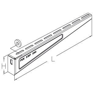 KWF 020F, Wandkonsole gefaltet