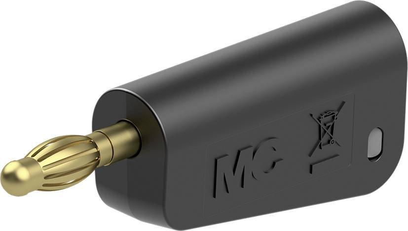 64.1043-21, Stäubli LQ-4A-39 Laborstecker Stecker Stift-Ø: 4 mm Schwarz 1 St.
