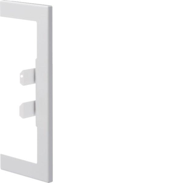 BR65170W9016, Wandanschlussblende zu BR/H/N/A/S 68x170 mm OT 80 mm aus Stahlblech verkehrsweiß