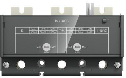 TMA 500-5000 XT5 3p, Thermomagnetischer Schutzauslöser, XT5 Einsatz nur mit Schalteinheit