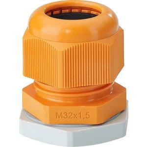 Hensel 36001036 | AKMF 32, Anbau-Kabelstutzen, IP 66, M 32, orange ...