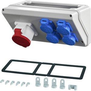Mi CB 17, Mi Connection Box, 4x Schuko + CEE 32A, 5p., 400V, 6h