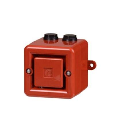 A100DC024MA0A1R, e2s A100  Elektronischer Signalgeber IP66 10 ?60 V 64-Ton 110dB Rot, Weiß