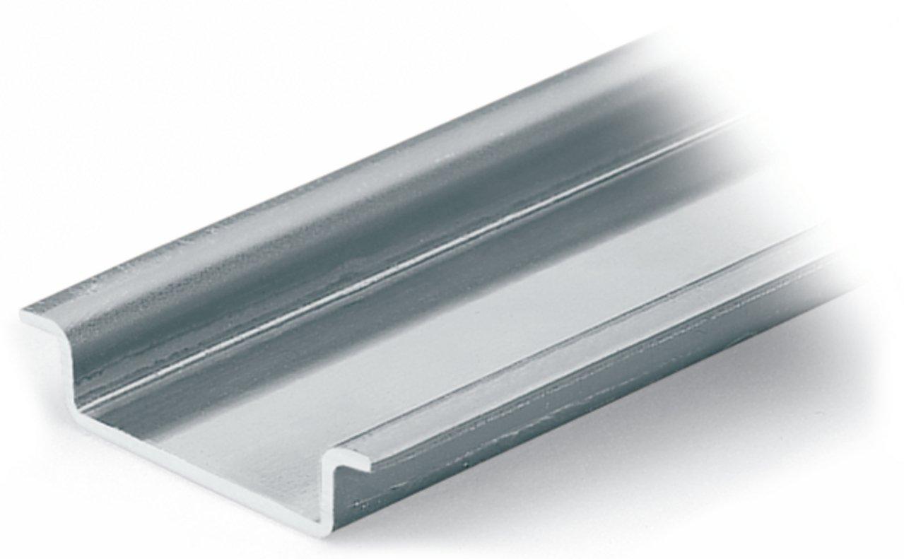 210-113, Stahltragschiene 35 x 7,5 mm 1 mm dick 2 m lang ungelocht