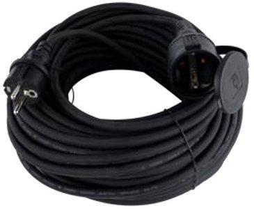 NSKKAB25H05RRIP44GSW.01, Schutzkontaktverlängerung, Gummi ,H05RR-F 3G 1,5mm²; IP44; 25m; schwarz