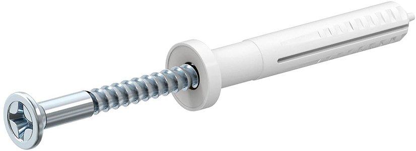 NDUEND6X40.01, Nageldübel/Speedplug; 6,0x40mm; flacher Kragen, (Packungsinhalt 200 Stück)