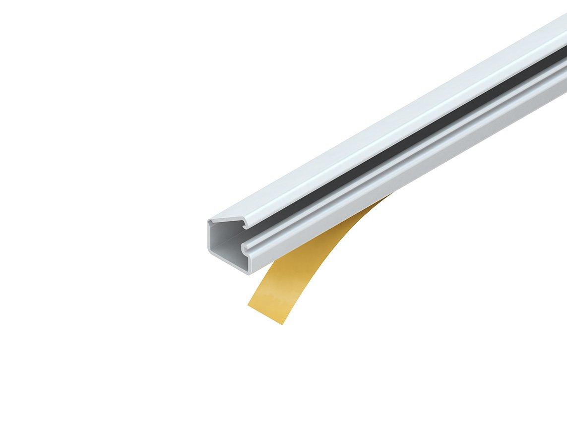 LCD96.3, LCD-Minikanal, 12,8x13x2000 mm, Kunststoff PVC-hart, RAL 9010, reinweiß