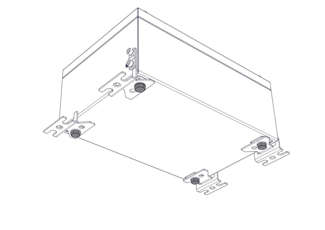 Montageset für Edelstahlgehäuse, Montageset für Edelstahlgehäuse