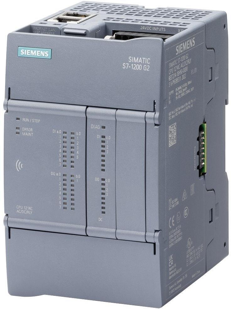 6ES7214-1AH50-0XB0, SIMATIC S7-1200 G2 CPU 1214C DC/DC/DC 14DI / 10DO