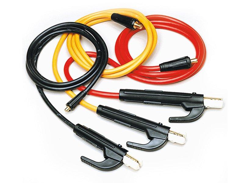 SET5005, Schweißset, Elektrodenhalter 600A,5m Schweißleitung 50mm², Stecker 35-50mm²