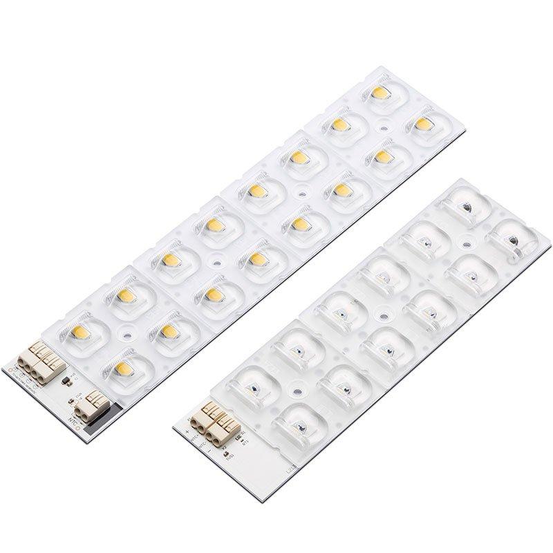 EML009, Zubehör/Ersatzteil für MILAN S,Platine 12 fach LED mit Linse, 4208 lm