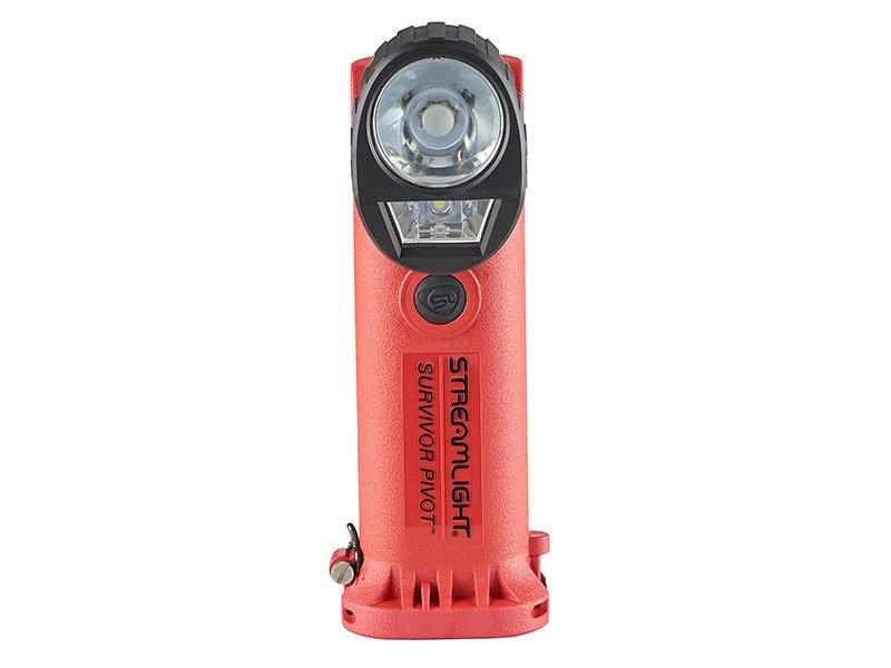 AHL034, Akkuhandleuchte EX, High-Power-LED 2 Stk. SPOT/FLUT, Nylongehäuse, orange