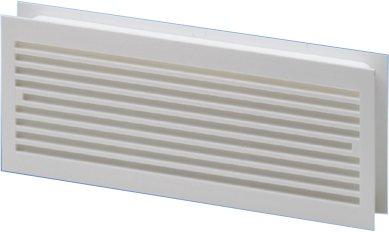 MLK 30 weiß, Türlüftungsgitter MLK 30 weiß weiß, Länge ca. 300 mm