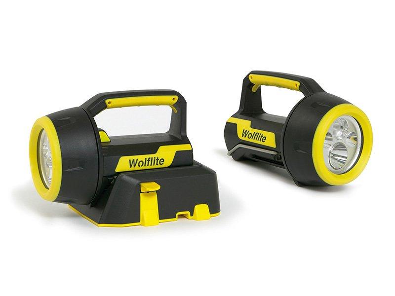 LY2XT-75L, EX-Akkuhandleuchte, 2 LED, Spot/Flut weiß, Ladee. 12-24V, Zone 0, Thermoplast