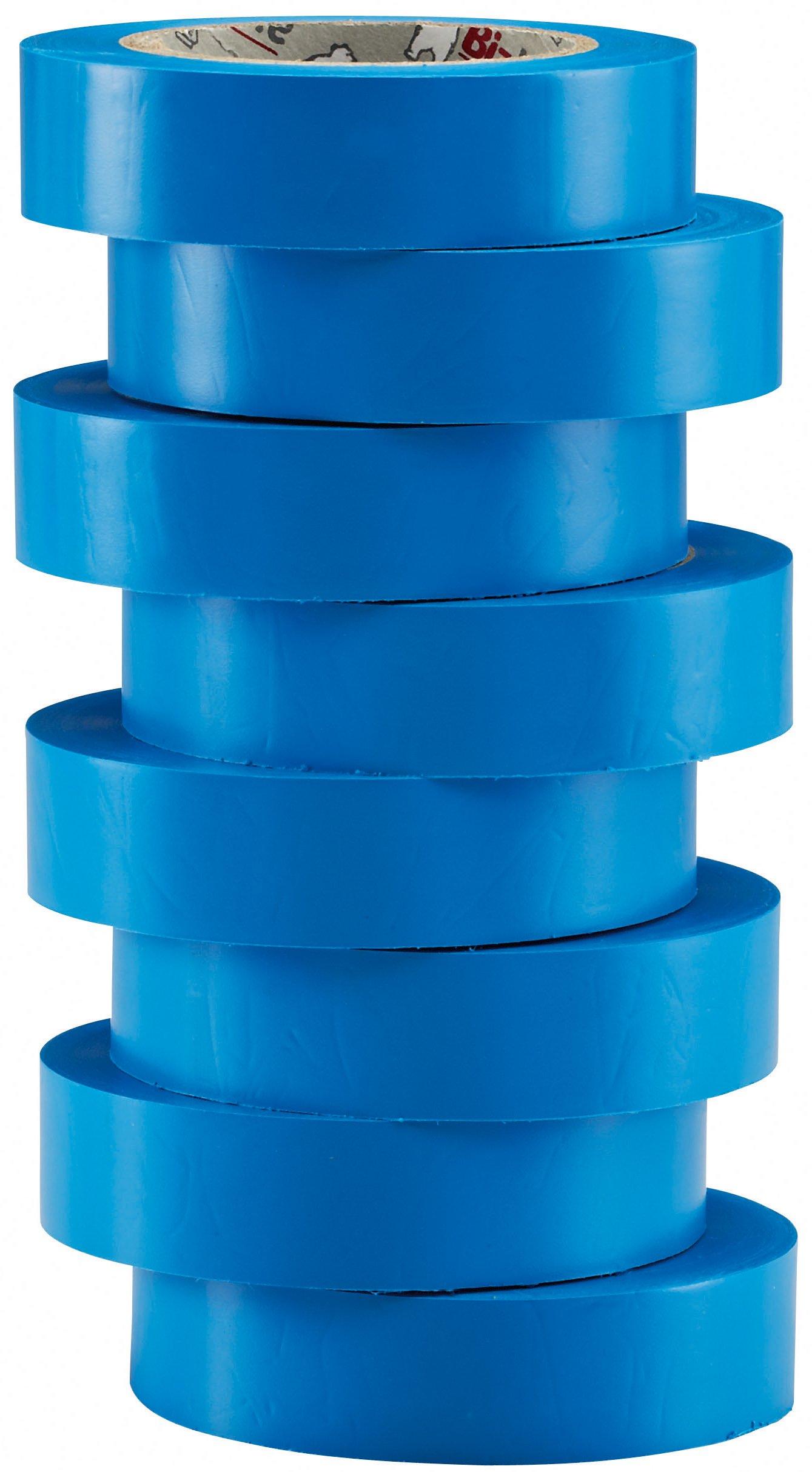 BIZ 350062, Isolierband / Markierungsband 15 mm x 0.15 mm - 10 m blau (x 8)