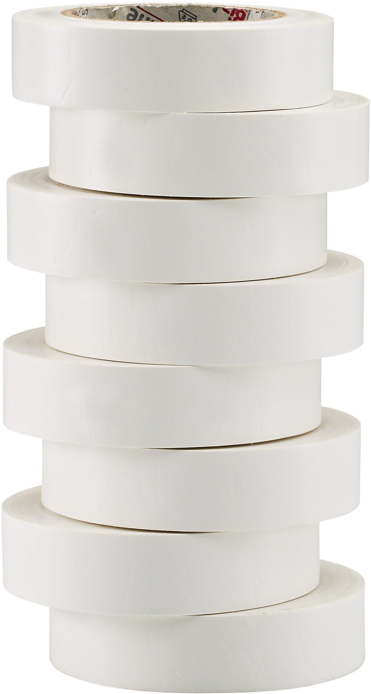 BIZ 350060, Isolierband / Markierungsband 15 mm x 0.15 mm - 10 m weiß (x 8)