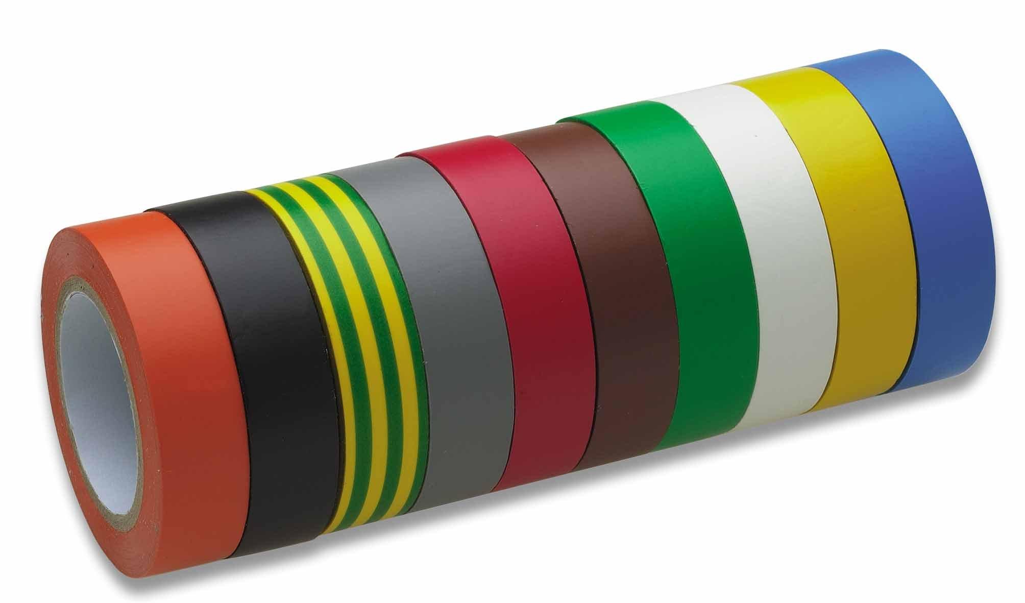 NISOBA15WS.01, Isolierband, 15mm breit, 10m lang, 0,15mm dick. Farbe weiß, PVC, VDE Zulassung: VDE EN 60454-3-1