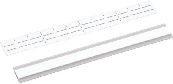 UZ005, Bezeichnungsstreifen, univers N, für Geräteschlitz, Set = 12 Stück