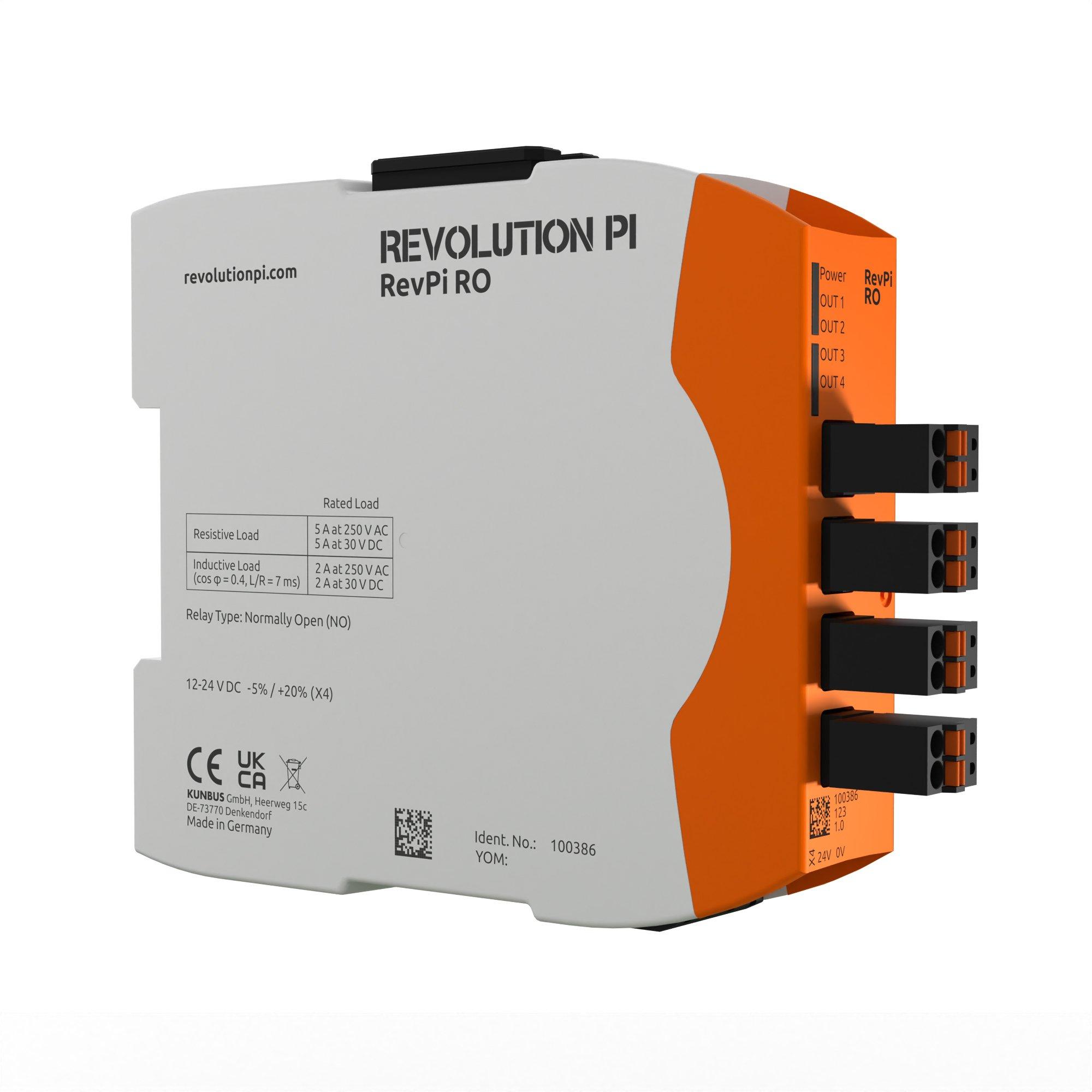 RevPi RO, Erweiterungsmodul / RevPi I/O-Modul / Relais-Output-Modul