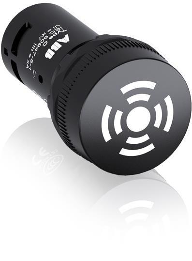 CB1-630B, Summer schwarz 24V AC/DC, Pulsierender Ton