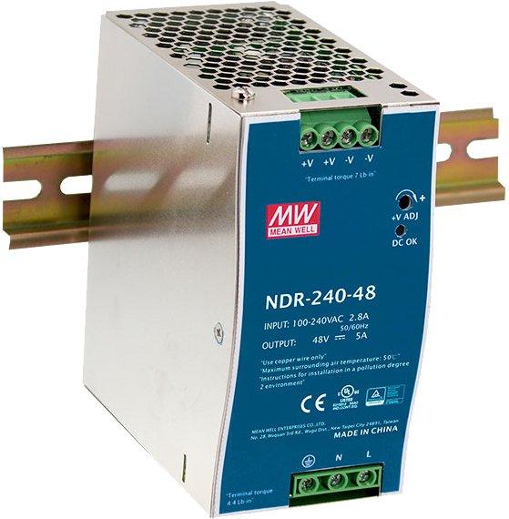NDR-240-24, Meanwell Netzteil