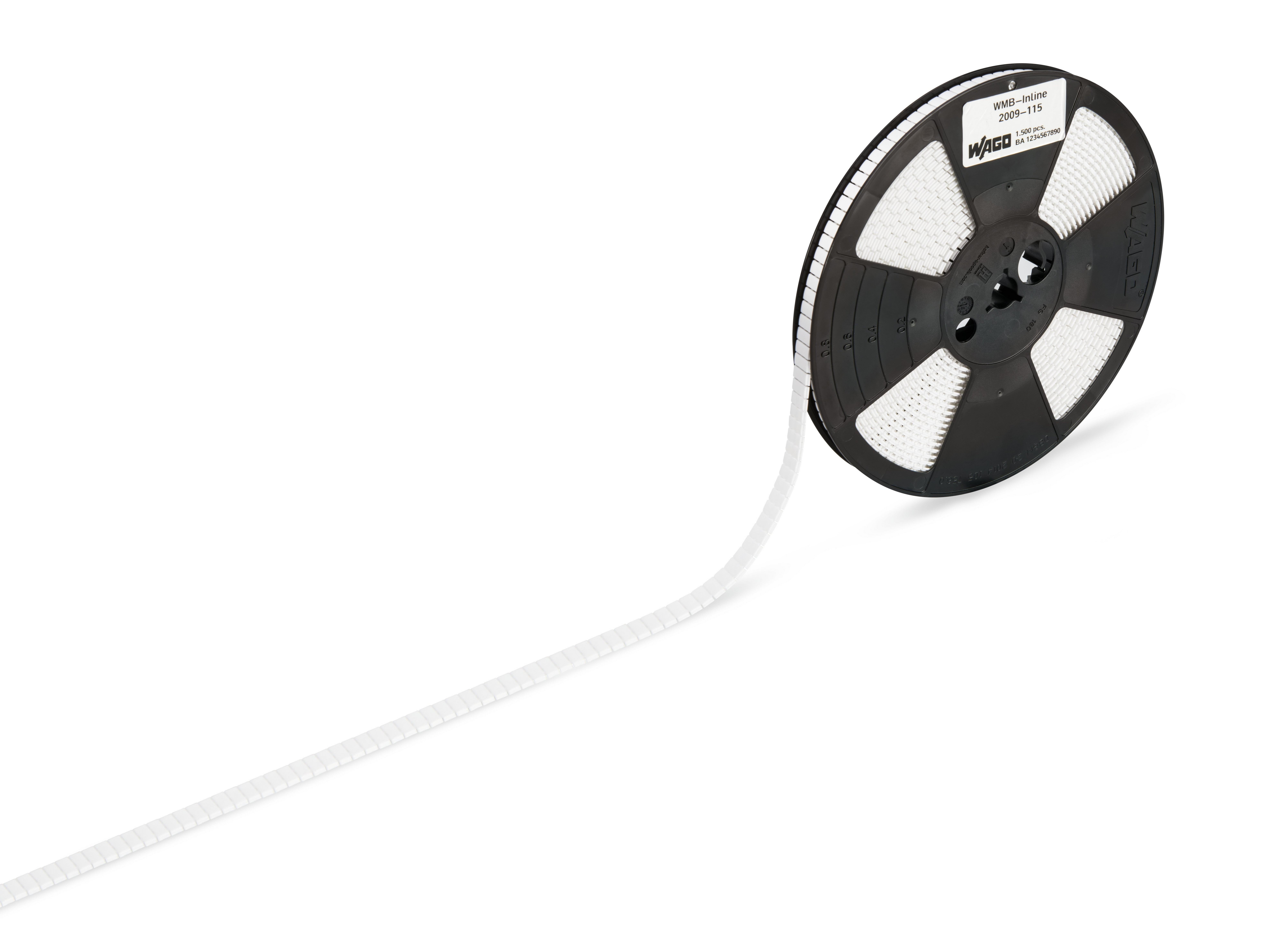 2009-115/000-017, WMB-Inline dehnbar 5 - 5,2 mm unbedruckt weiß