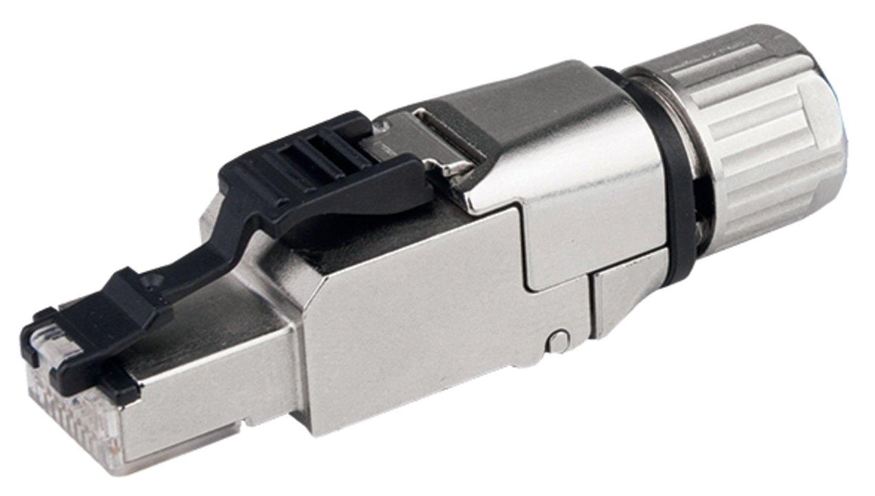 750-978/000-012, ETHERNET-Stecker RJ-45 Cat. 6A axial