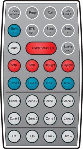 350-41930, IR Fernbedienung für KNX® Melder 360°