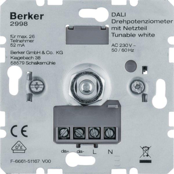 2998, DALI Drehpot. Tunable white m. Netzt.