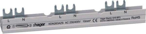 KDN263AZS, Phasenschiene 2P ARFxxxD Hilfssch. 10M