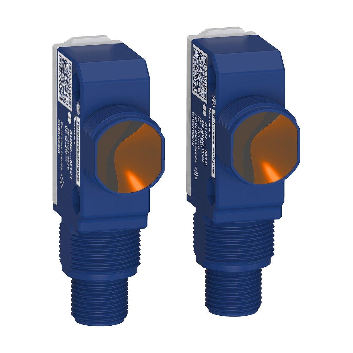 XUN2ANXNM12, Optoelektronischer Sensor XU Hybrid, Einweg-Lichtschranke, System, Smax 30m, NPN, Stecker M12