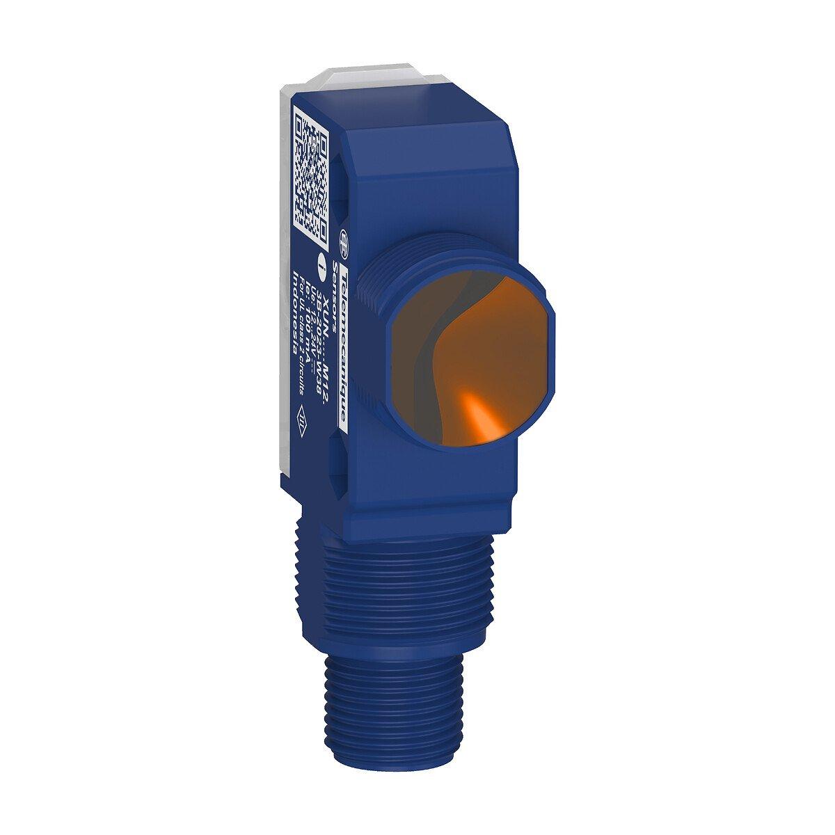 XUN2APYNM12R, Optoelektronischer Sensor XU Hybrid, Einweg-Lichtschranke, Empfänger, Smax 30m, IO-Link, Stecker M12
