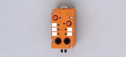 AirBox 2x2DI 2PO M12, AS-i Pneumatikmodul, AirBox 2x2DI 2PO M12, Steckverbindung, IP 65