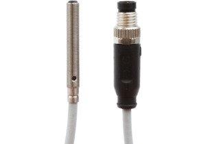 OT059170, Sensor Optisch, Taster, M5x0,5 36lang, Sn: 50, 10-30V DC, 1x PNP NO, IO-Link, M8-Kabelstecker 3polig 0,3m PUR (Polyurethan), IP67, V2A+PMMA, 1kHz, Rot