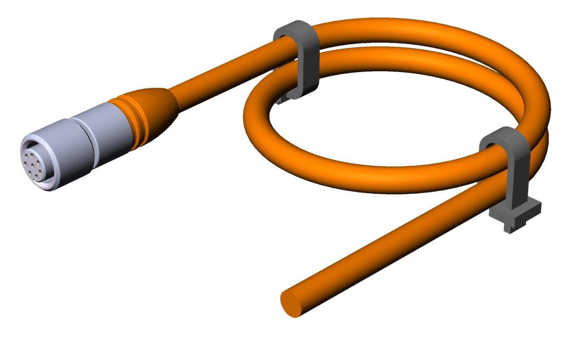 C-M12F08-08X025PV50,0-GA-077873, ANSCHLUSSLEITUNG