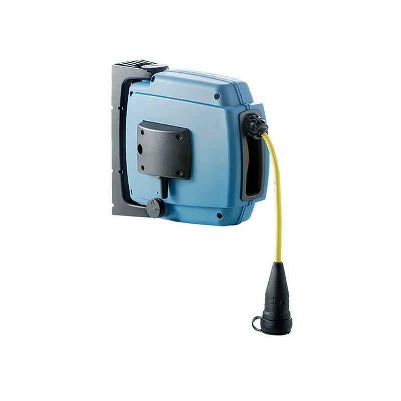 LRZSI12/SCH21, Federzug-Leitungsroller 12m 3G1,5mm², Vollgummi-Schutzkontaktkupplung
