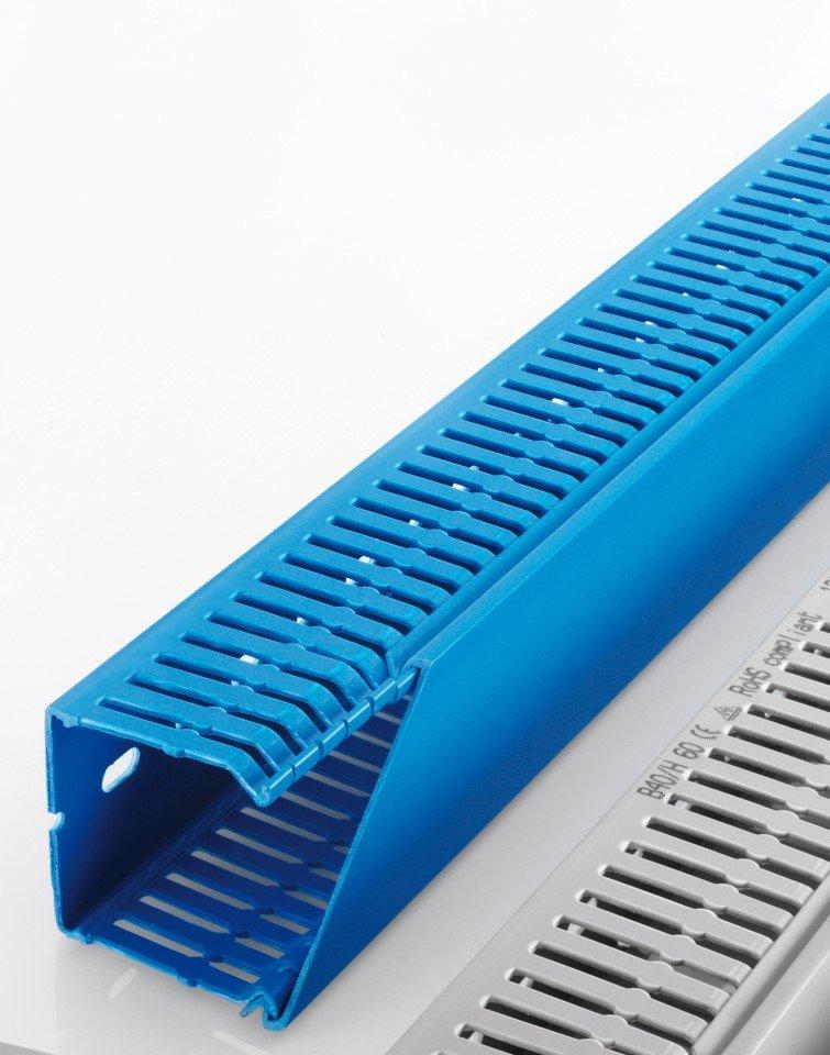 7531-1, Terminal Safety 40 x 80 mm, Blau RAL 5015 VE: 40 m