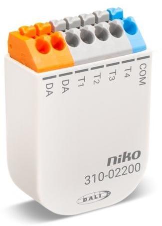 310-02200, DALI 2 Tasterschnittstelle mit vier potentialfreien Eingängen