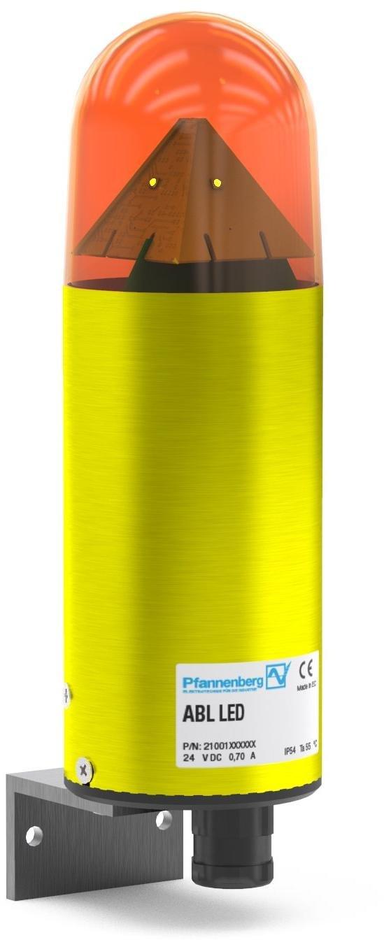 ABL LED HI 90-253 AC AM, LED-Leuchte ABS LED HI orange,90-253AC,75cd,IP54