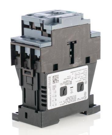 3RT2026-1BB40, Siemens SIRIUS 3RT Size S0, 3RT2 Leistungsschütz 24 V dc-Spule, 3 -polig , 400 V ac / 25 A 11 kW 3 Schließer