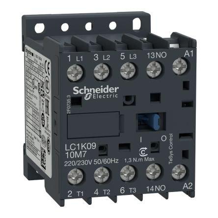 LC1K0910P7, Schneider Electric TeSys K LC1K Leistungsschütz 230 V ac-Spule, 3 -polig , 690 V ac / 9 A 4 kW 3 Schließer