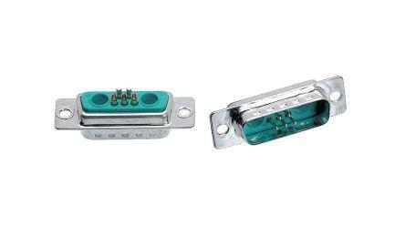 173107-0069, FCT FM Sub-D Steckverbinder Stecker Horizontal, 5-polig