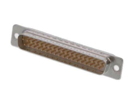 173109-0081, FCT Sub-D Steckverbinder Stecker Horizontal, 37-polig / Raster 2.54mm