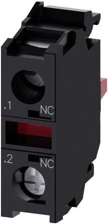 3SU1400-1AA10-1CA0, Siemens SIRIUS ACT 3SU14 Kontaktblock 1 Öffner 5 ? 500V ac/dc Schraubanschluss