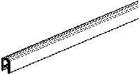 15V13-A, Kantenschutzband 0,75-4mm mit Stahleinlage Kunststoff, PVC, schwarz